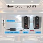 Herdio Outdoor Bluetooth Speakers - 5.25" 200W, Wall Mount