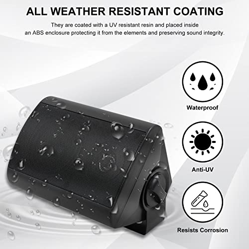 Herdio Waterproof Bluetooth Speakers for Home Garden Patio