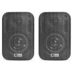 Weatherproof Wall Speakers - Black, Outdoor, 3 Inch