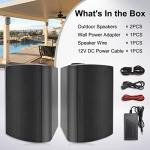 Herdio Waterproof Bluetooth Speakers for Home Garden Patio