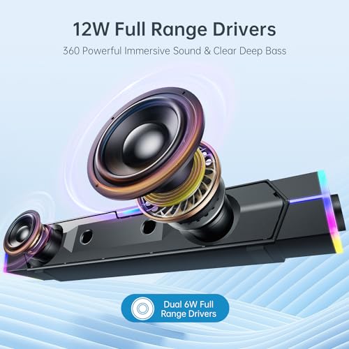 Bazivve V18 Plus Bluetooth RGB SoundBar Speakers