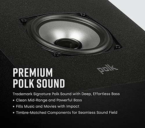 POLK AUDIO Monitor XT90 Dolby Atmos Height Speakers, 3D Sound