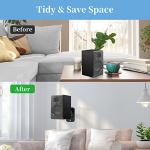 Adjustable Speaker Wall Mounts - Pair, Black