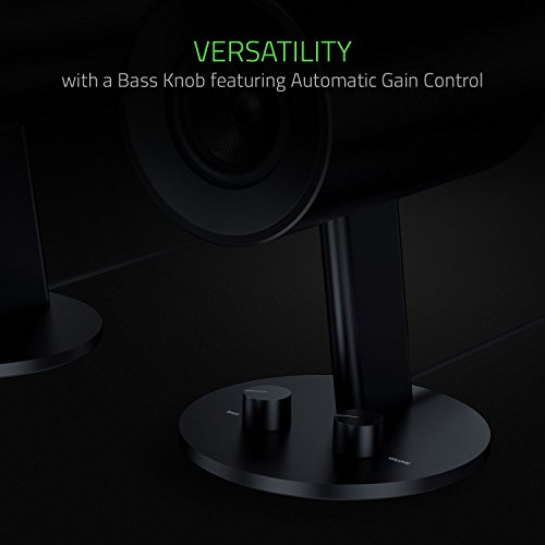 Razer Nommo - 2.0 Gaming Speakers: Powerful Black