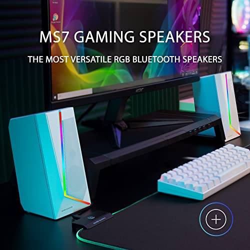 Mars Gaming MS7W: RGB Bluetooth Speakers, 20W
