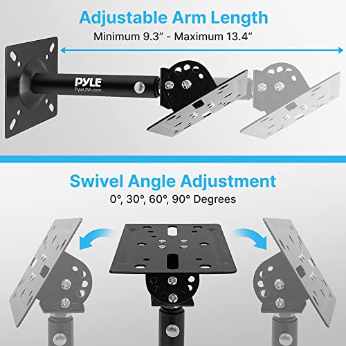 Adjustable Swivel Tilt Speaker Mounts for Surround Sound