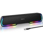 Gaming RGB Bluetooth Speakers for Desktop - Compact