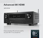 Denon 8K AV Receiver with Dolby Atmos, Alexa & Bluetooth