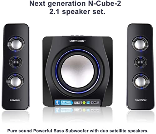 Sumvision Ncube Pro 2 Bluetooth Designer Stereo Speaker