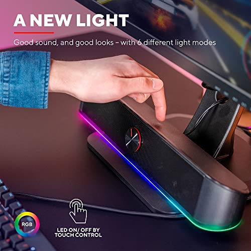 Trust Gaming Thorne RGB Soundbar - 12W Peak Power