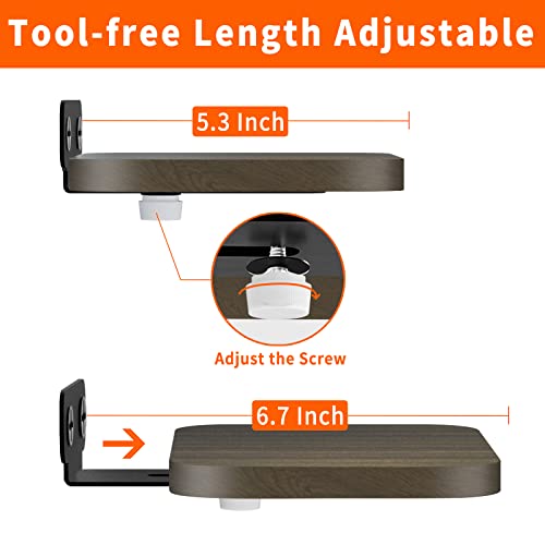 Universal Wall Mount Speaker Shelf for Various Brands