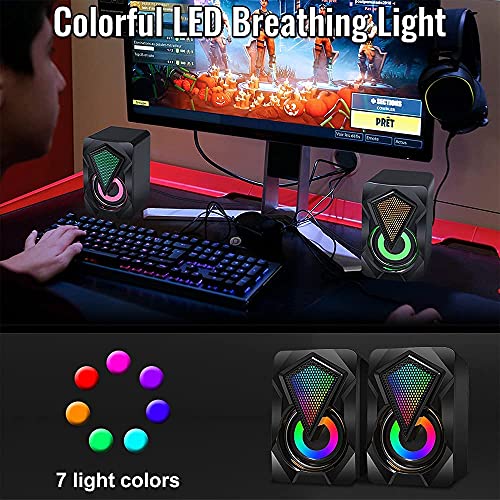 Colorful LED Mini Desktop Speaker for PC