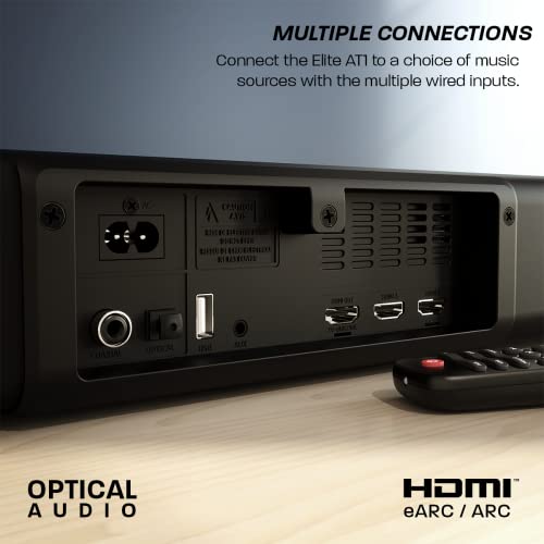 Elite Dolby Atmos Soundbar: High Resolution Surround Sound
