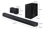 Q990C Soundbar Speaker - 22 Speaker Home Sound System