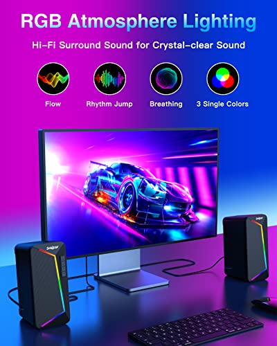 SOULION R40 Bluetooth Desktop Gaming Speakers, Surround Sound