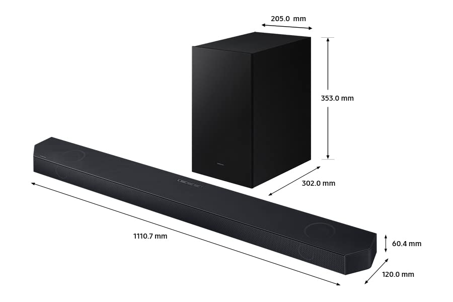 Q700C Soundbar Speaker - 9 Speaker Home Sound System