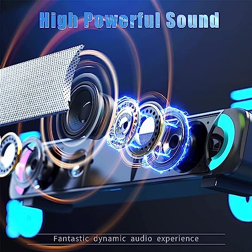 RGB USB Desktop Soundbar for Desktop Laptop