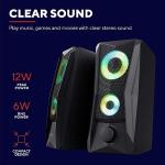 Trust GXT 606B Javv 2.0 PC Speakers with RGB Lights