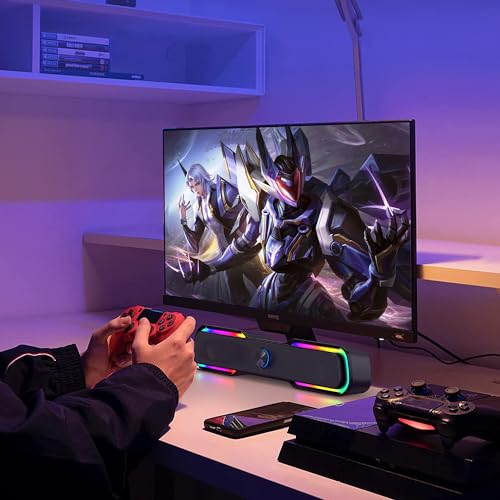 Bazivve Bluetooth PC Gaming Speakers, USB Powered