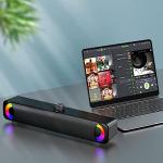 RGB USB Desktop Soundbar for Desktop Laptop