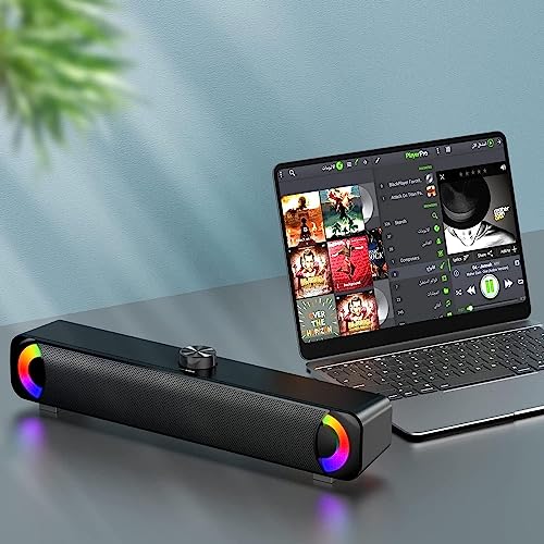 RGB USB Desktop Soundbar for Desktop Laptop