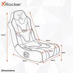 X-Rocker Hermes 2.0 Floor Rocker Speaker Chair - Racing Red