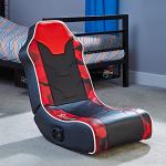 X-Rocker Hermes 2.0 Floor Rocker Speaker Chair - Racing Red