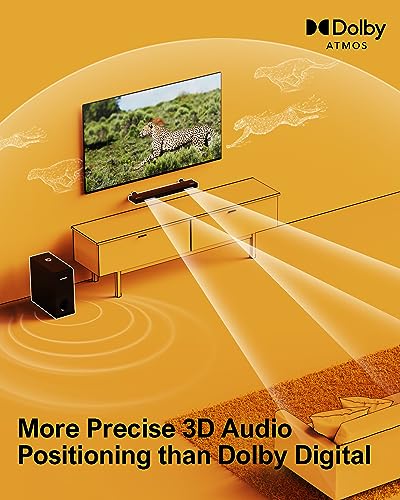 Dolby Atmos Sound Bar for TV - Ultimate 3D Surround