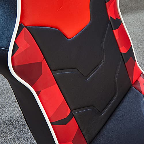 X-Rocker Hermes 2.0 Floor Rocker Speaker Chair - Racing Red