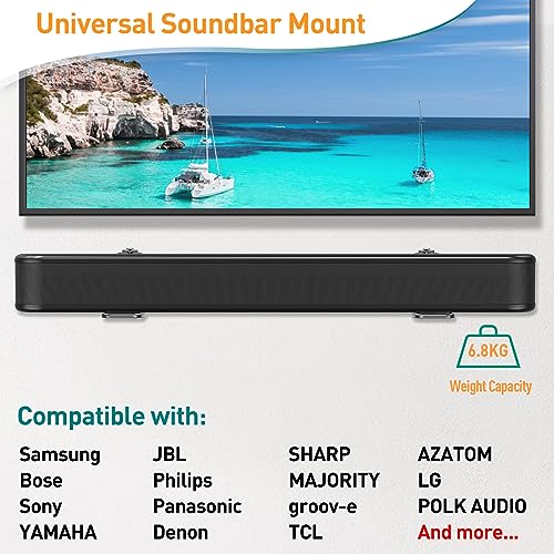 Universal Soundbar Mount for Bose, Samsung, JBL, Sonos