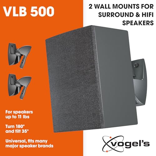 Vogel's Wall Mount Bracket Set for Home Speakers