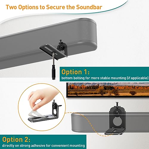 Universal Soundbar Mount for Bose, Samsung, JBL, Sonos