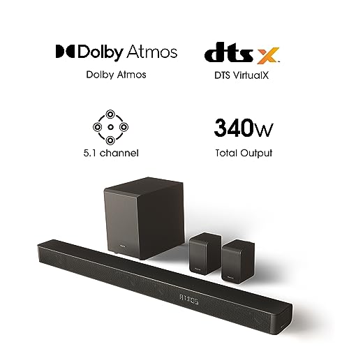 Hisense AX5100G Dobly Atmos Soundbar with Wireless Subwoofer