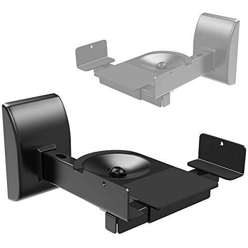 BONTEC Universal Speaker Wall Mount Bracket, Tilt & Swivel