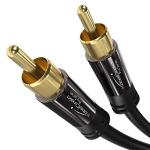 Unleash the Power of Audio Precision with KabelDirekt – 3.0m – RCA/Phono Subwoofer Lead Cable