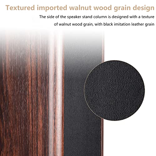 Wood Speaker Stands, 11.81 inch, 1 Pair