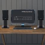 Wood Speaker Stands, 11.81 inch, 1 Pair