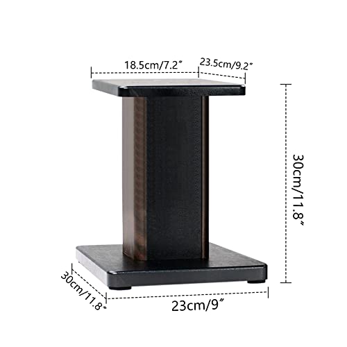 Wood Speaker Stands, 11.81 inch, 1 Pair