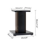 Wood Speaker Stands, 11.81 inch, 1 Pair