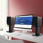 Wood Speaker Stands, 11.81 inch, 1 Pair