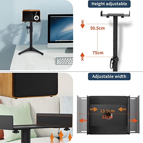 Adjustable Height Speaker Stands for Satellite Speakers