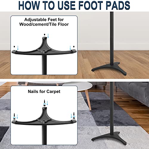 Adjustable Height Speaker Stands for Satellite Speakers