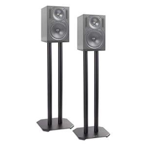 Duronic SPS1022-60 Speaker Stand Pair - Improved Audio Quality - Black