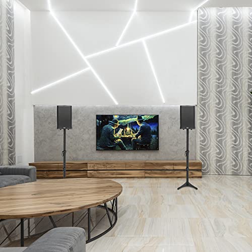 Adjustable Height Speaker Stands for Satellite Speakers
