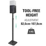 Adjustable Height Speaker Stands for Satellites (Pair)