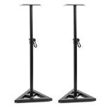 Adjustable 6 Height Metal Speaker Stands - Pair
