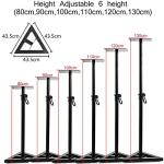 Adjustable 6 Height Metal Speaker Stands - Pair