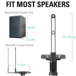 Adjustable Height Speaker Stands for Satellites (Pair)