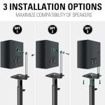 Adjustable Height Speaker Stands for Satellites (Pair)