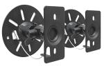 Swiveling Wall Mounts for Audio Speakers - 2 Pack